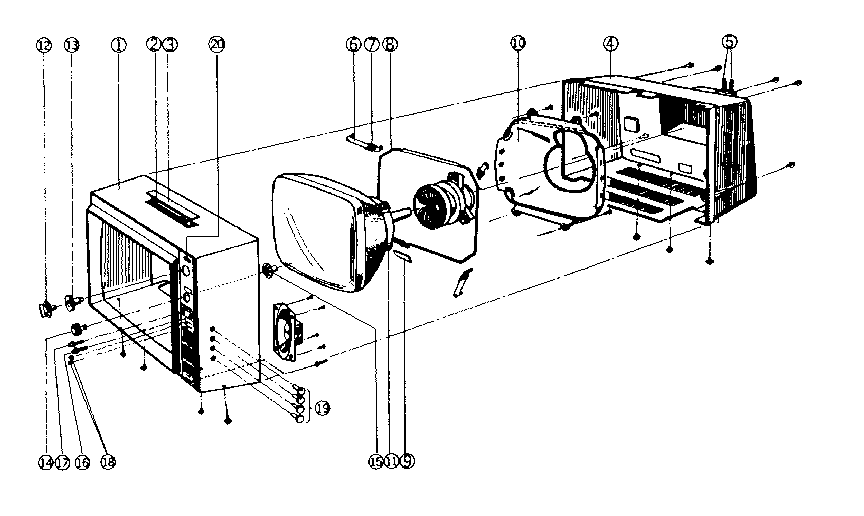Cabinet parts list