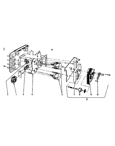 Control and tuner motor parts list