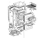 Kenmore 1033246740 body section diagram
