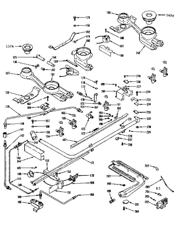 Burner section