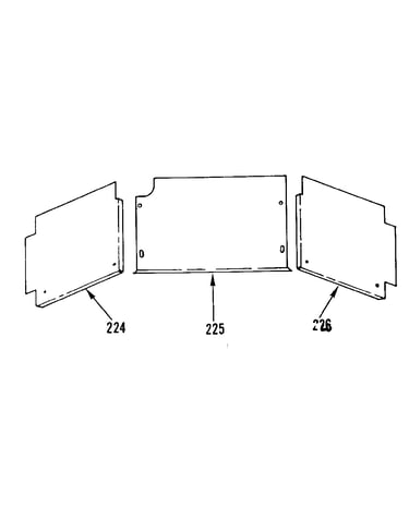 Optional fifth burner kit