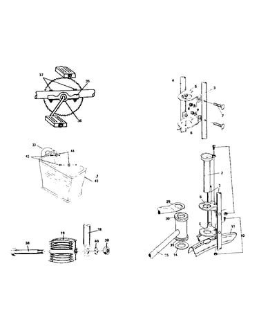 Fender, basket, pedal, and crank assembly
