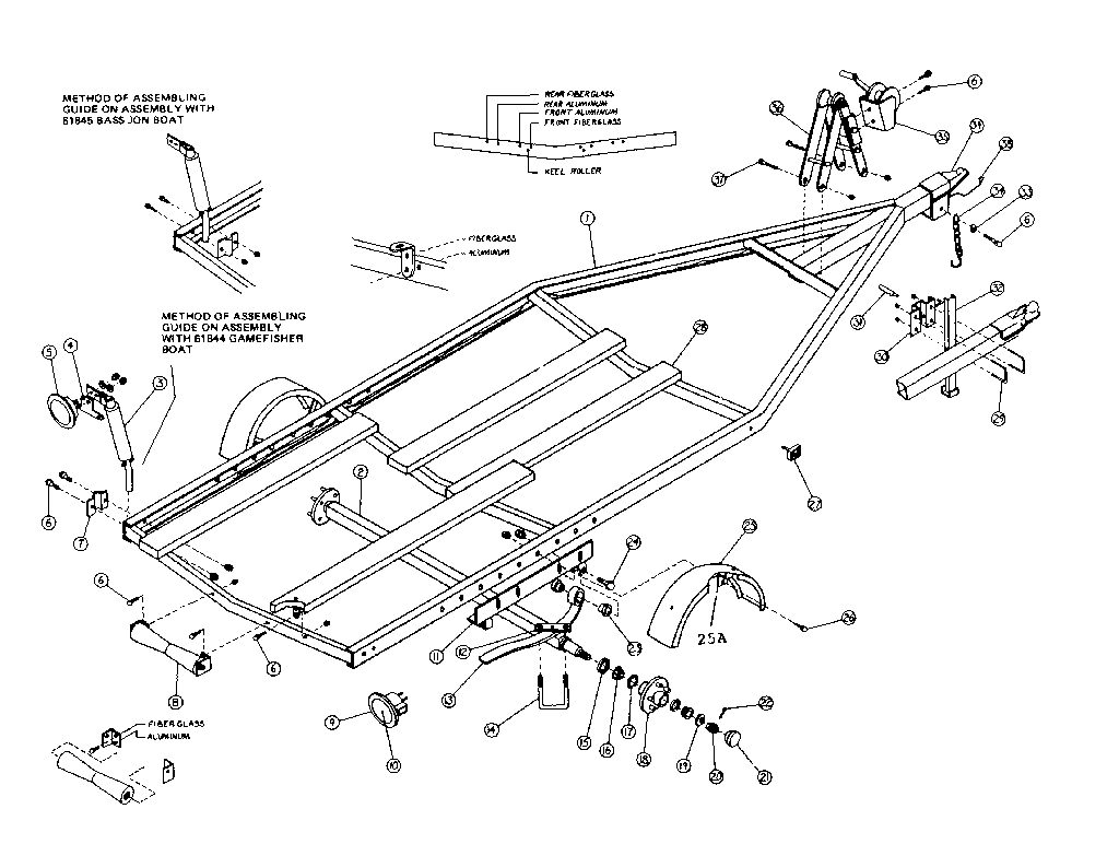 Gamefisher boat trailer