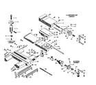 Craftsman 10128980 tool post, saddle, and compound post assembly diagram
