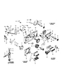 Gear case, threading dial, split nut, and apron assembly