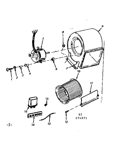 H-q blower assembly