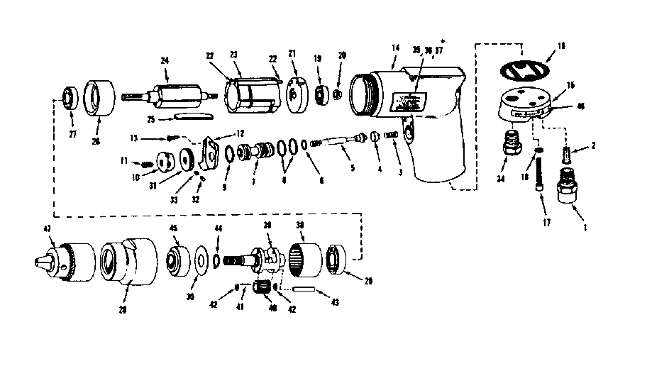 Non-reversible 2750 rpm
