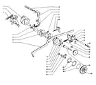 Sears 60358443 main shaft, cams (model 603.58444) diagram