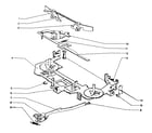 Sears 60358443 ribbon feed and reverse diagram