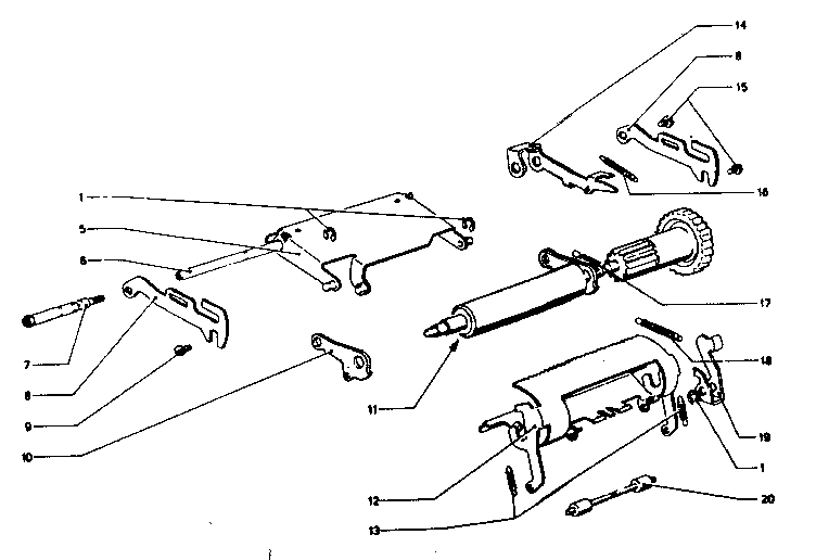 Platen, line space