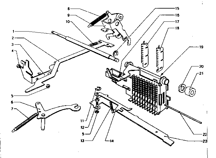 STOP SECTION, ESCAPEMENT RESTORING OF STOP SECTION