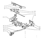 Sears 60358700 ribbon feed and reverse diagram