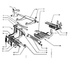 Sears 60358703 calc. racks, univ. bar, transfer levers & transfer sectors diagram