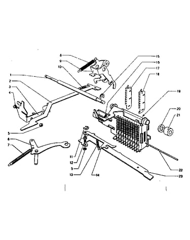 Stop section, escapement, restoring of stop section