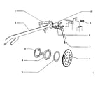 Sears 60358463 brake (model 603.58463) diagram