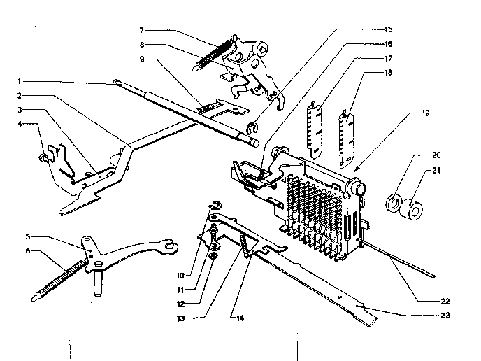 STOP SECTION, ESCAPEMENT, RESTORING OF STOP SECTION