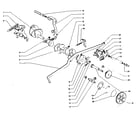 Sears 60358454 main shaft, cams (model 603.58453) diagram