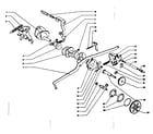 Sears 60358453 main shaft, cams (model 603.58454) diagram