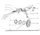 Sears 60358453 brake (model 603.58454) diagram