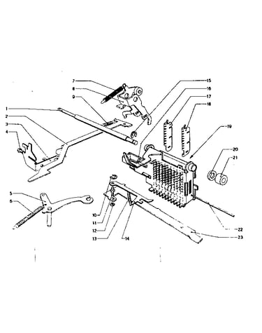 Stop section, escapement, restoring of stop section