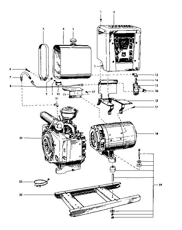 ONAN ENGINE AND GENERATOR