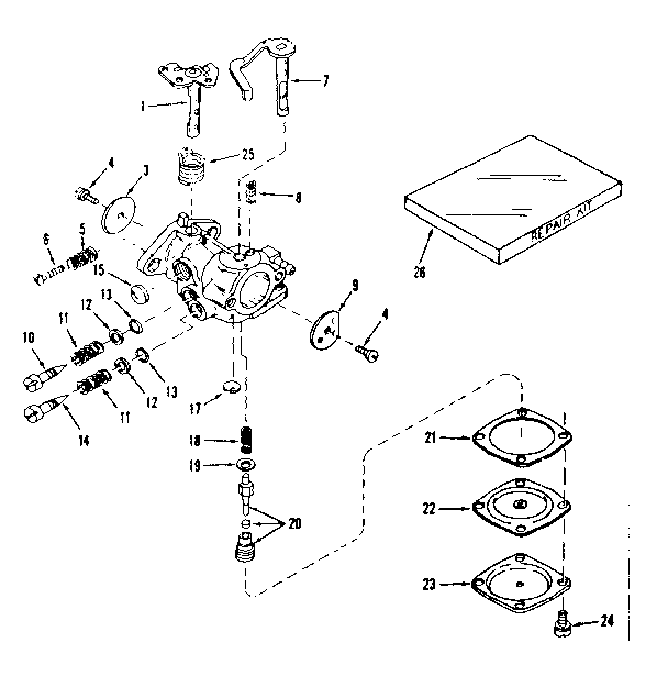 Carburetor no. 30146
