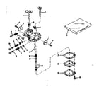 Craftsman 143501111 carburetor no. 29780 diagram