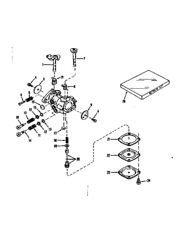Carburetor no. 29780