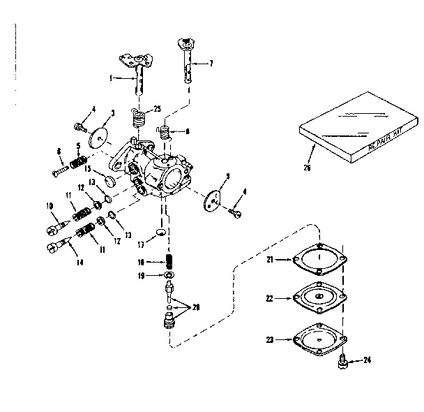 Carburetor no. 29780