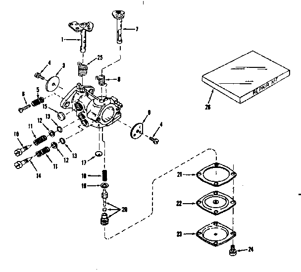 Carburetor no. 29780