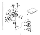 Craftsman 143501151 carburetor no. 29780 diagram