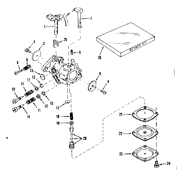 Carburetor no. 30146