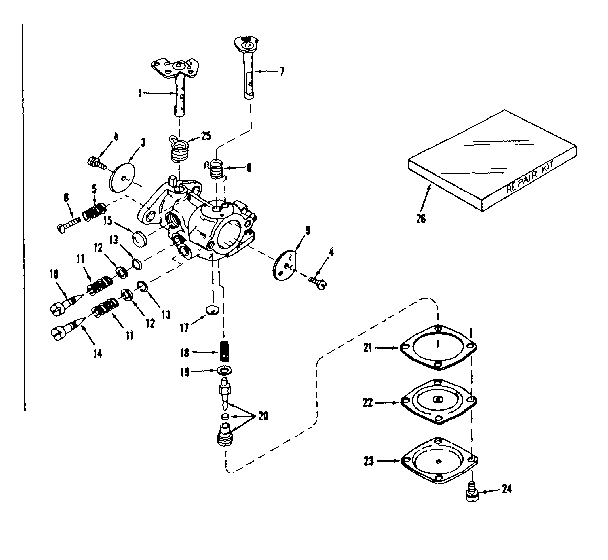 Carburetor no. 29780