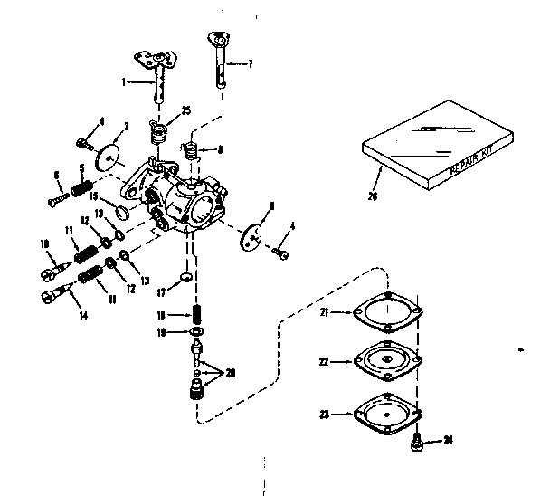 Carburetor no. 29780