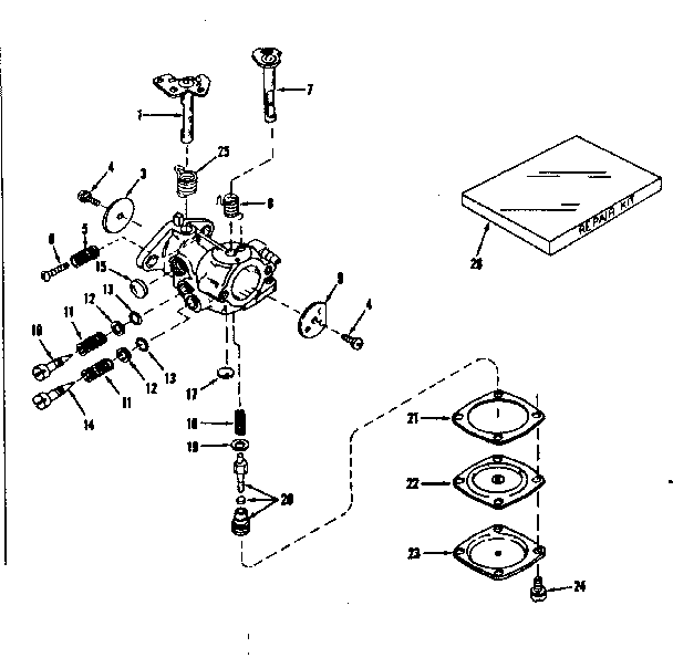 Carburetor no. 29780