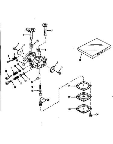 Carburetor no. 29780