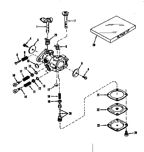 Carburetor no. 29780