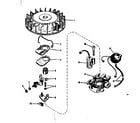 Craftsman 143501271 magneto (phelon f-3220-m3) diagram