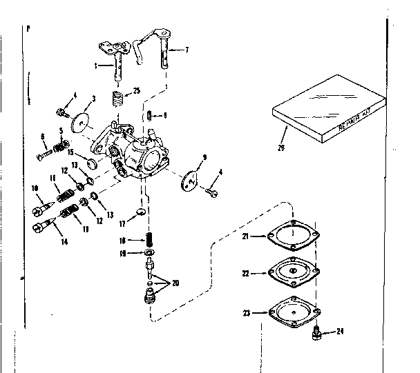 CARBURETOR NO. 30146