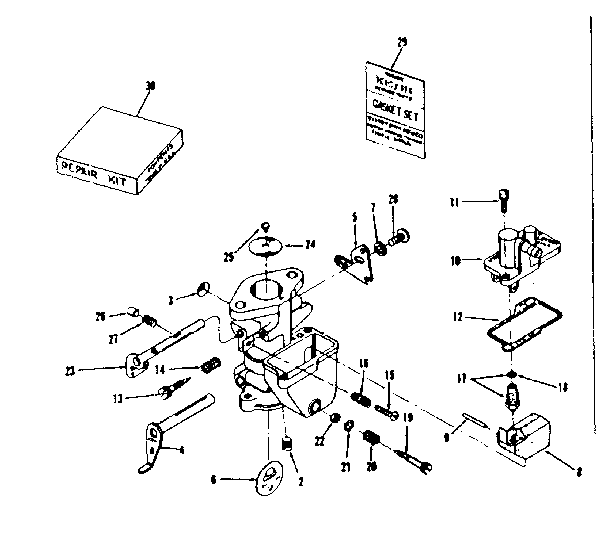Carburetor no. 29349 (tilltoson no. e-7a)