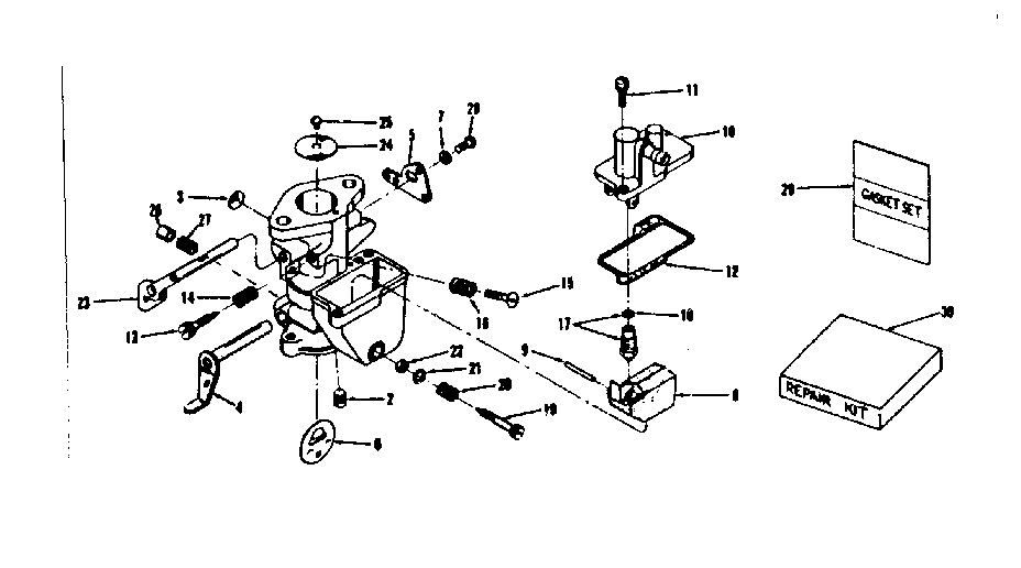 Carburetor no. 29349