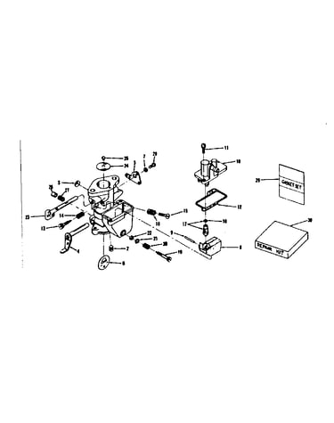 Carburetor no. 29349