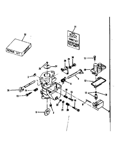 Carburetor no. 29966
