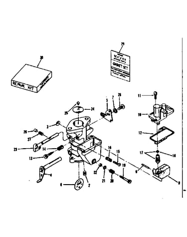 Carburetor no. 29349 (tillotson no. e-7a)