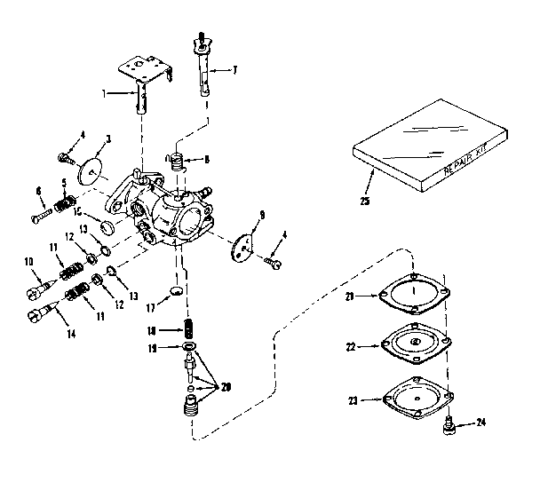 CARBURETOR NO. 630893 (POWER PRODUCTS)