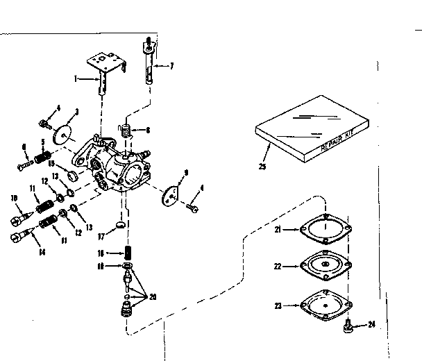Carburetor no. 630893 (power products)