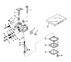 Craftsman 143521051 carburetor no. 630894 (power products) diagram