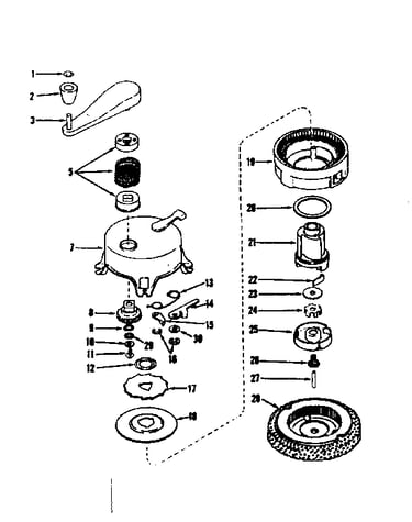 No-pull starter no. 29711
