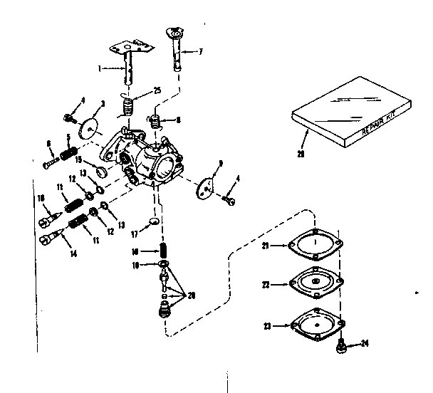 CARBURETOR NO. 630894 (POWER PRODUCT)