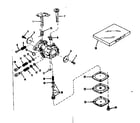 Craftsman 143521061 carburetor no. 630894 (power product) diagram